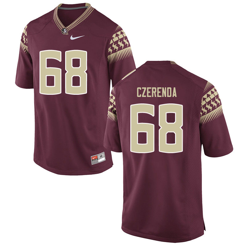 Men #68 Jeremy Czerenda Florida State Seminoles College Football Jerseys Sale-Garent